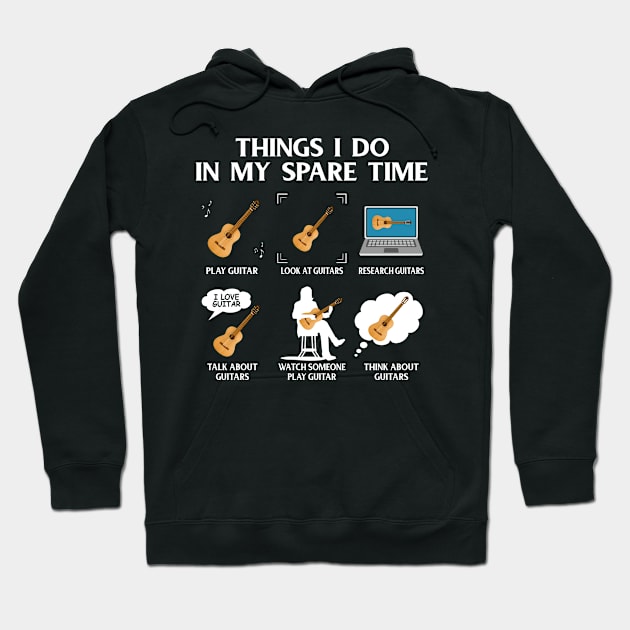 Guitar - Things i do in my spare time Hoodie by designathome